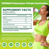 Gommes GGMMUU potassium citrate 1200 mg, format pratique pour la vie active.