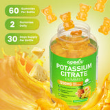 Gommes GGMMUU potassium, usage quotidien, soutien potentiel pour l’équilibre hydrique.