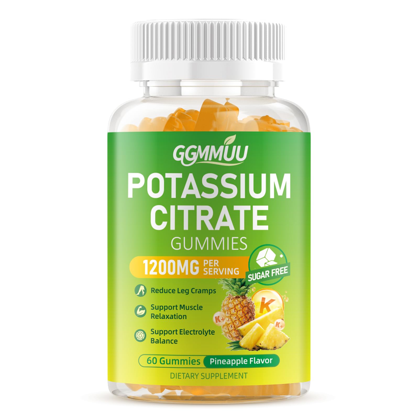 Gommes GGMMUU potassium végane, option végétale pour votre routine.