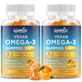 Gommes GGMMUU Omega3 au goût orange, soutien possible à la vue
