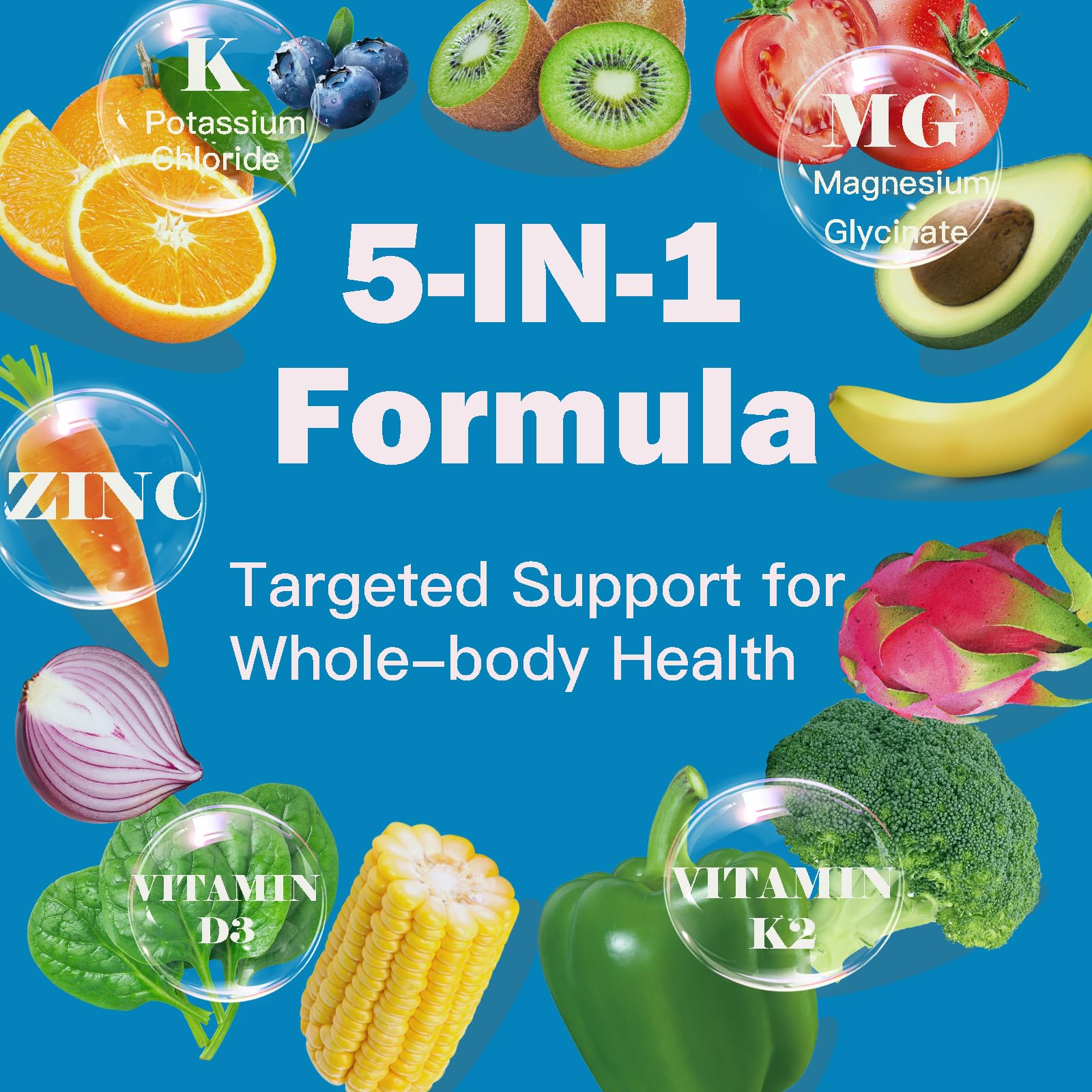 GHKALQ formule sans gluten ni soja, ingrédients premium