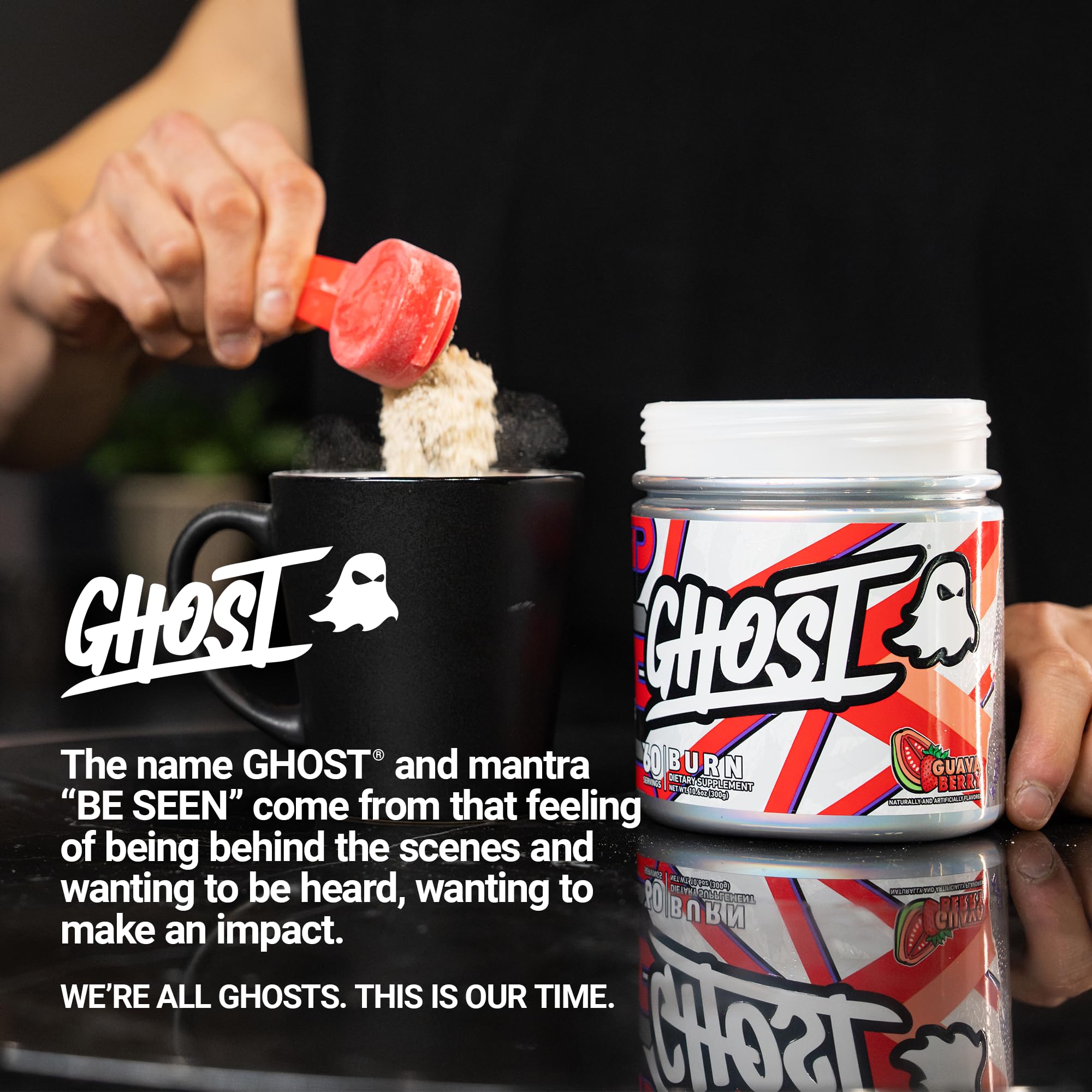 Personne en séance d'entraînement après prise de Ghost Burn.