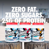 GHOST Clear Whey Isolate, poudre légère prête à boire après l'entraînement.
