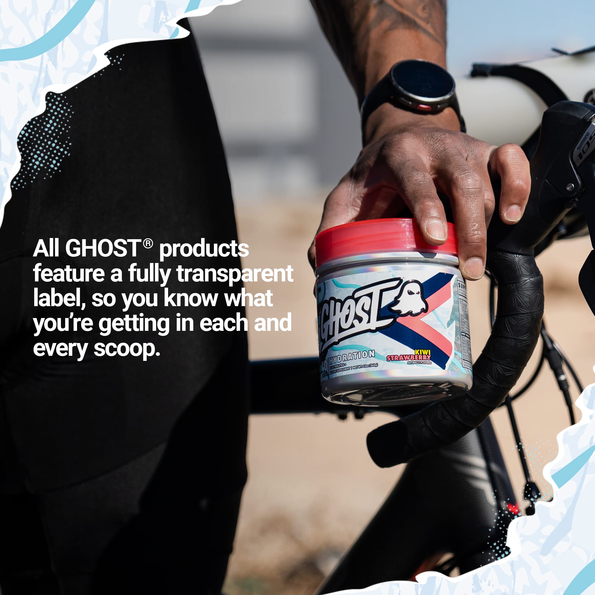GHOST Hydration ambiance salle de sport — parfait pour les séances intenses.