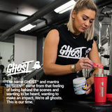 GHOST Hydration, style vie active, parfait pour salle de sport et bureau.