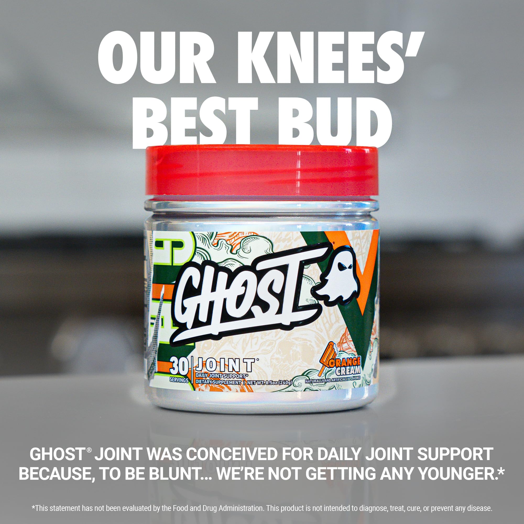 GHOST Joint: cuillere-dose Poudre pour un mélange facile et rapide.