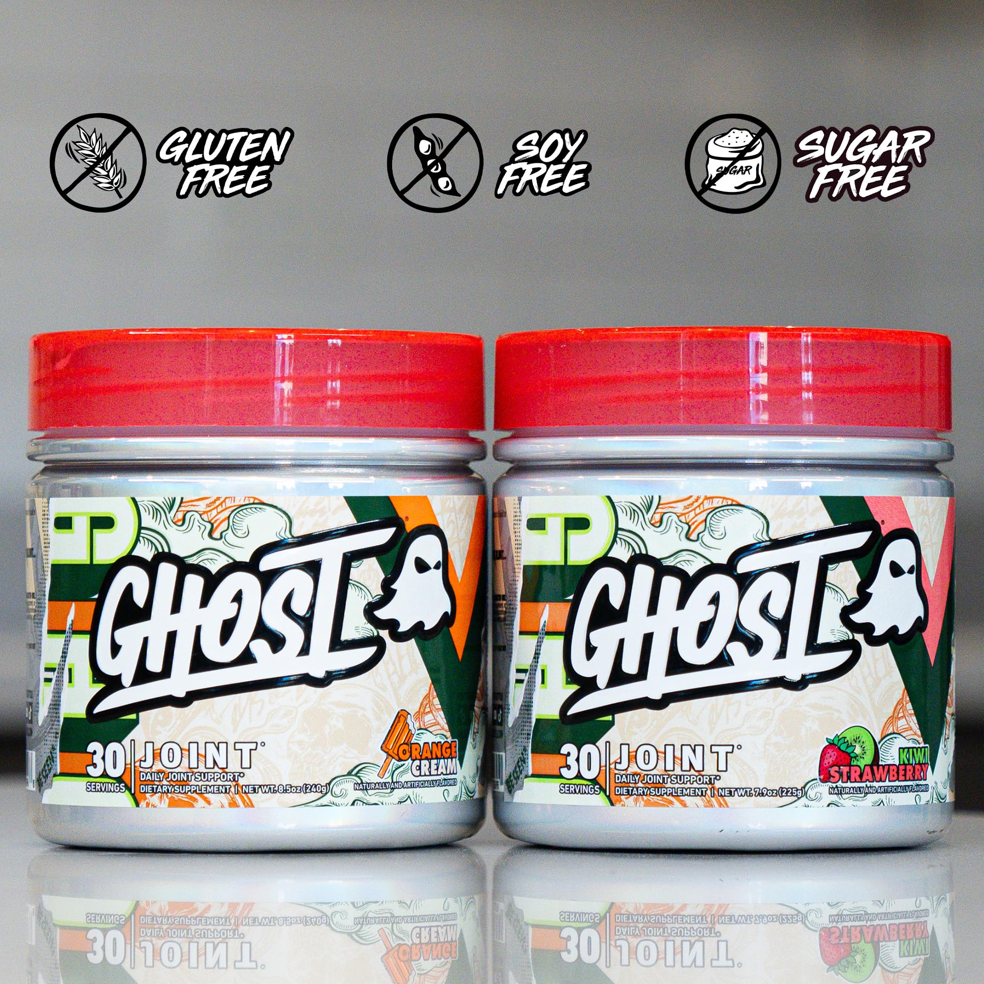 GHOST Joint Kiwi Strawberry: routine quotidienne pour récupération et mobilité.