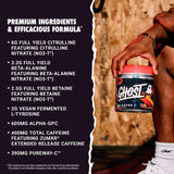 GHOST Legend All Out – flacon Strawbango avec le goût fruité.