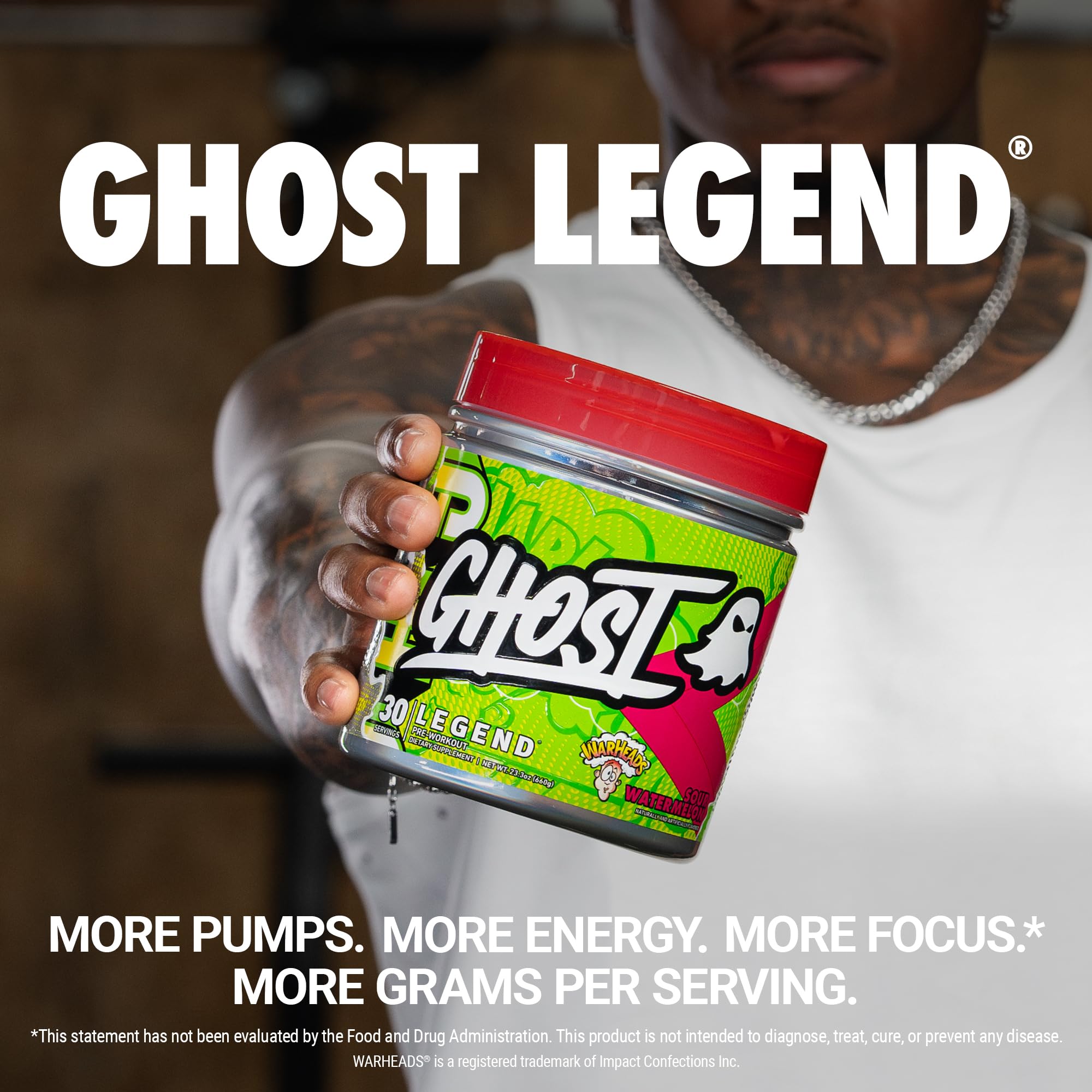 GHOST Legend doseur et mesure précis pour contrôler la portion.