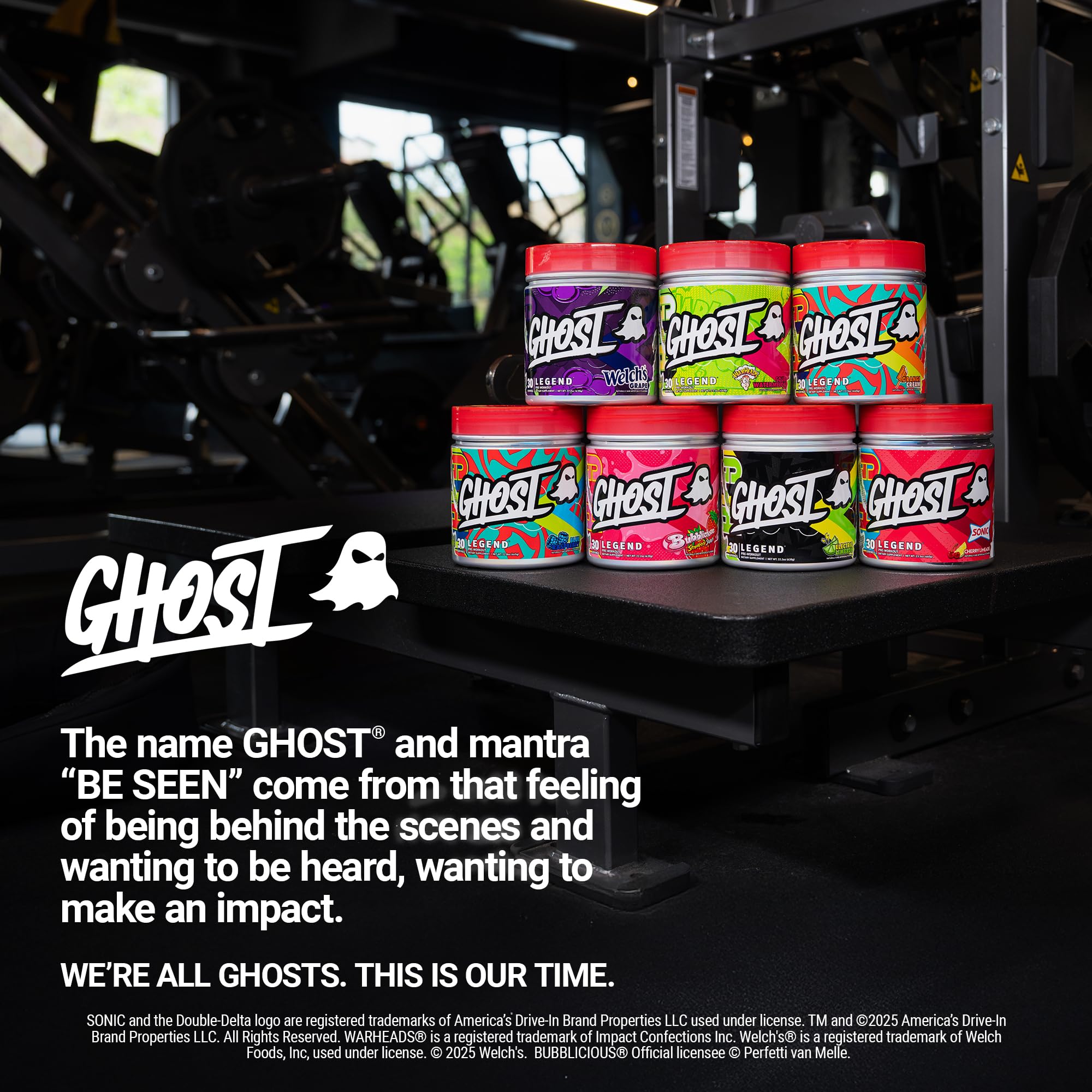 GHOST Legend logo Be Seen, esprit prêt à se surpasser.
