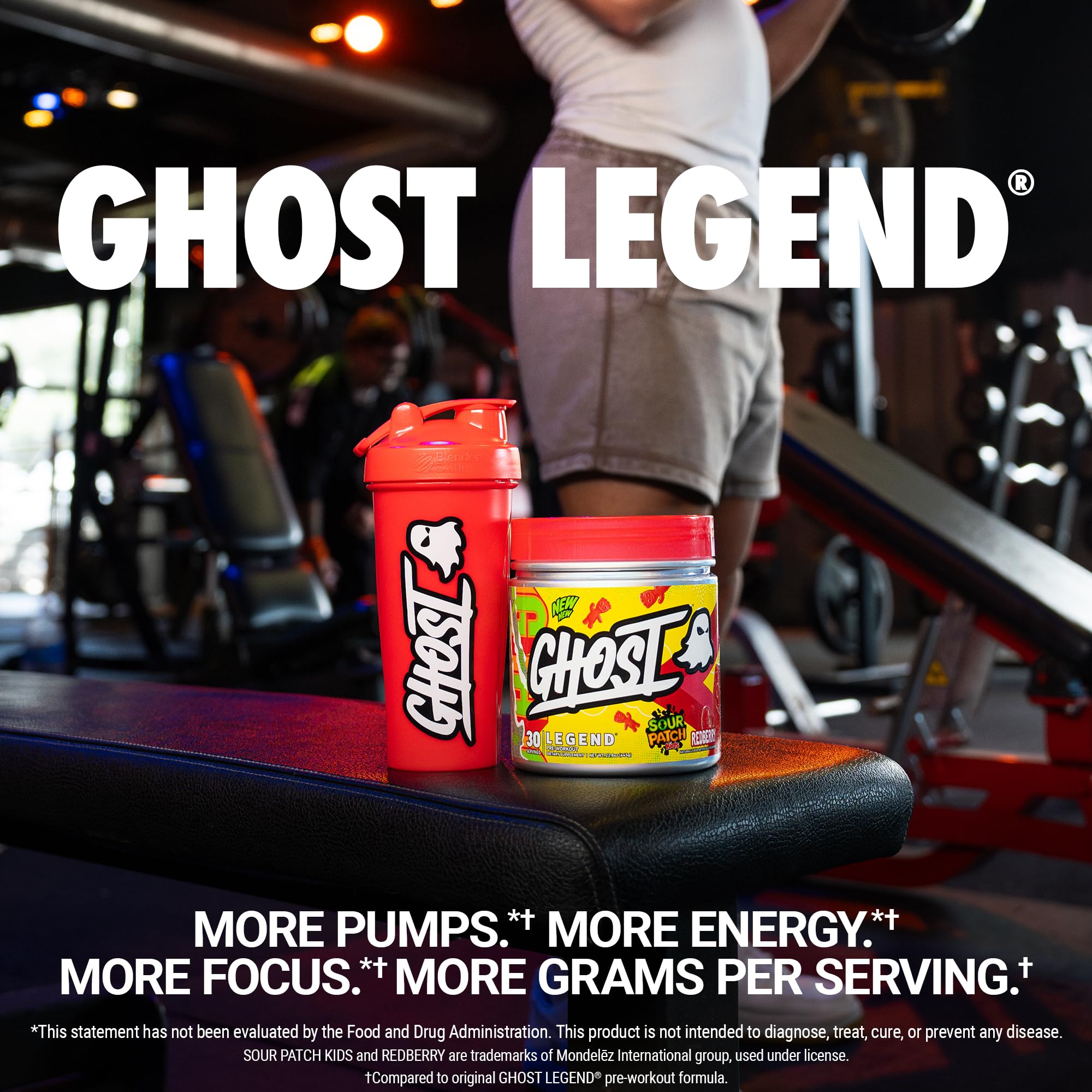 GHOST Legend Pre-Workout doseur: précision pour chaque mesure et entraînement.