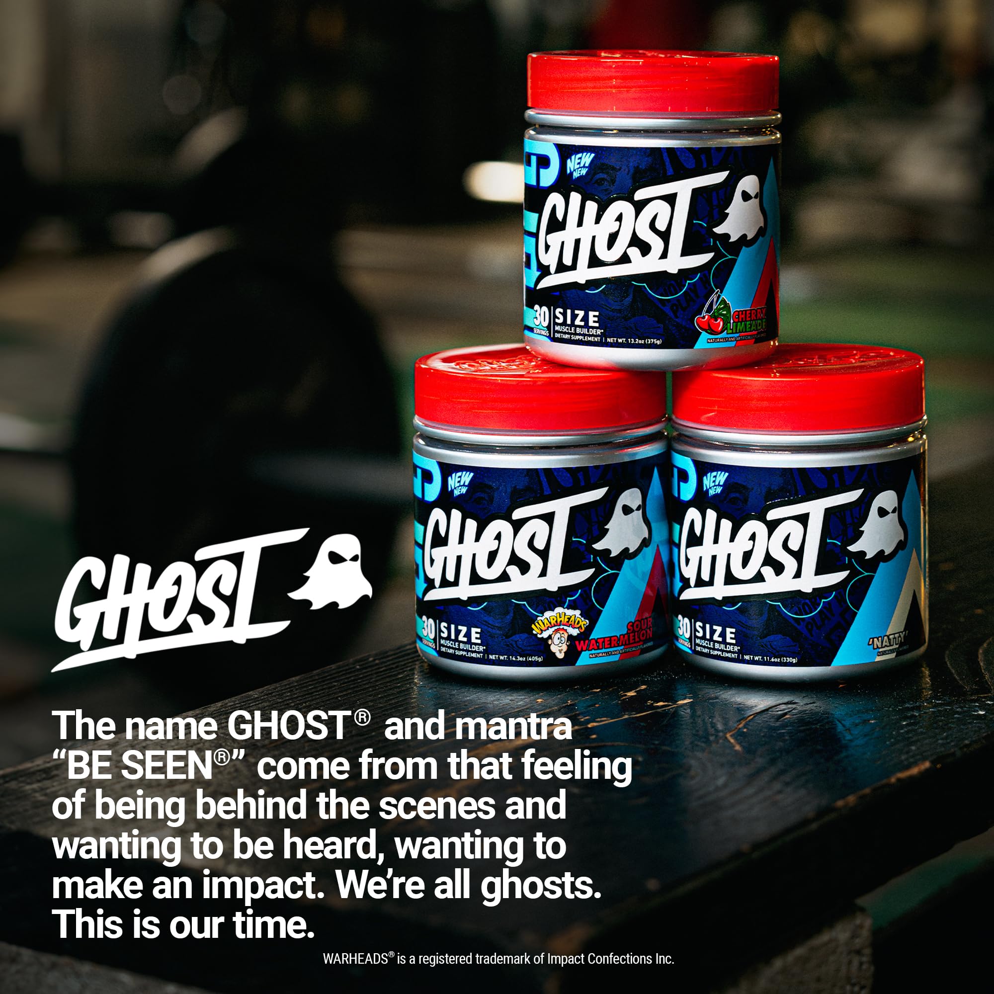 GHOST Size expérience premium sans sucre ni gluten.