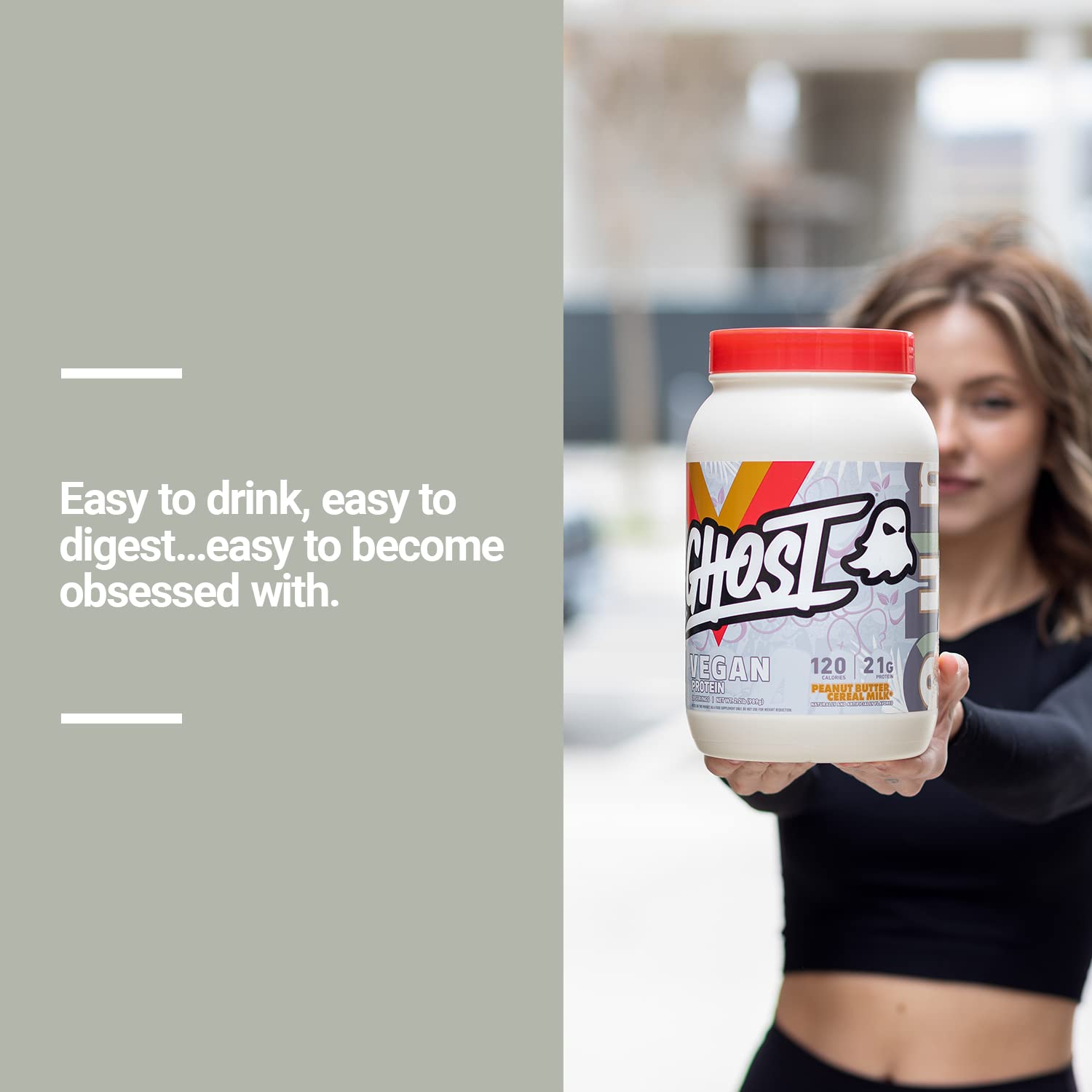 GHOST produit sans soja et sans gluten ideal pour diverses routines