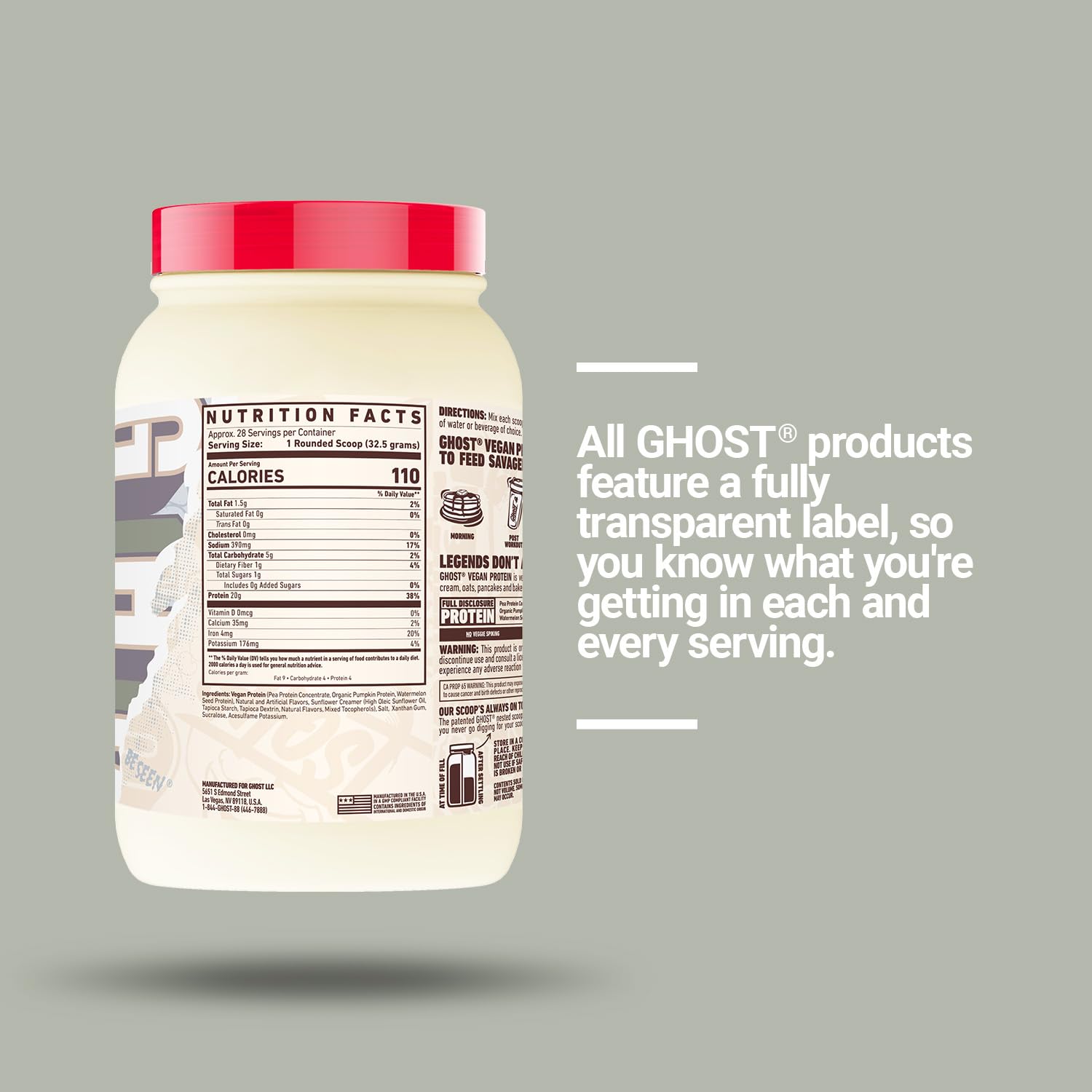 GHOST shake prêt a boire ou smoothie, expérience riche et gourmande