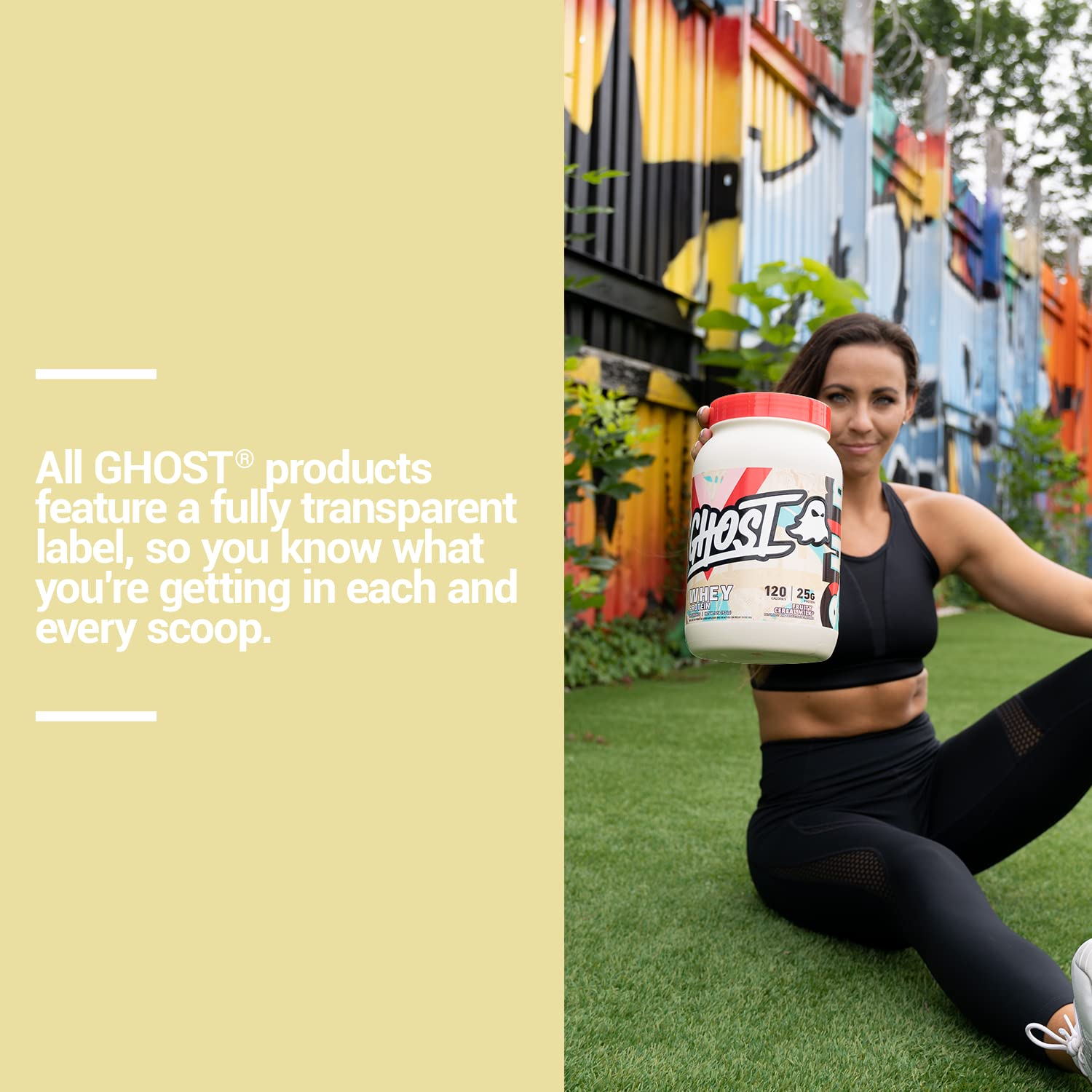 GHOST Whey Fruity Cereal Milk dans bol petit-déjeuner, shake protéiné pratique