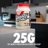 GHOST Whey Fruity Cereal Milk dans un smoothie, texture onctueuse