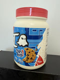 Texture crémeuse et morceaux appétissants après le shake