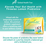 GHT ThreeLac mélange eau-probiotique facile, soutien potentiel à l’équilibre intestinal.