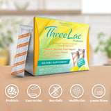 GHT ThreeLac sachet citron prêt à dissoudre pour une boisson digestive rapide.