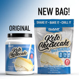 Giant Sports Mélange Gâteau au Fromage Céto ingrédients: fromage creme en poudre pour goût riche.