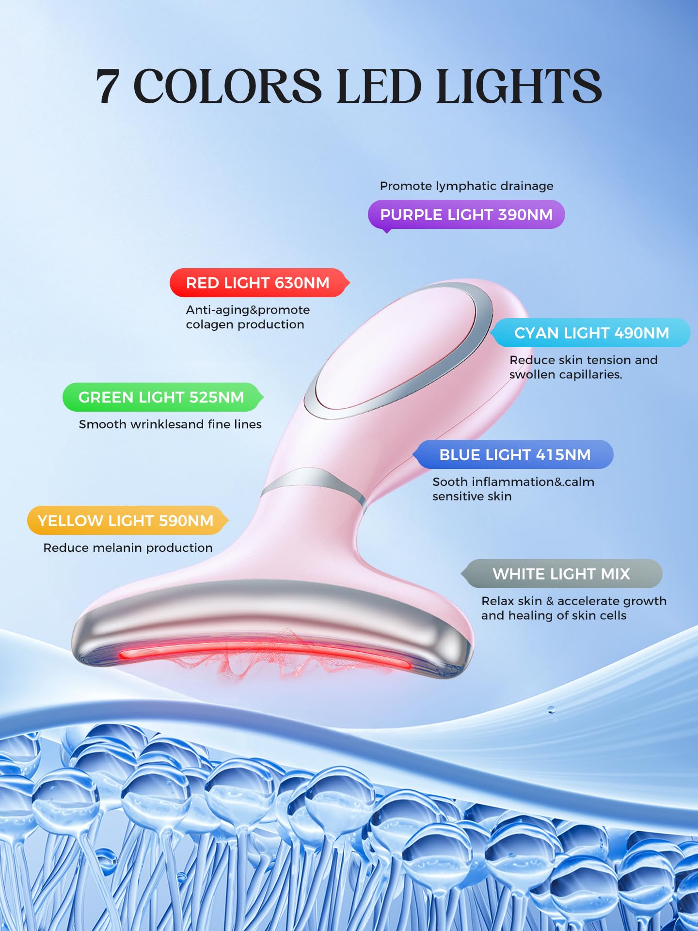 GIHWRRI mode chauffant et vibration pour soin à domicile