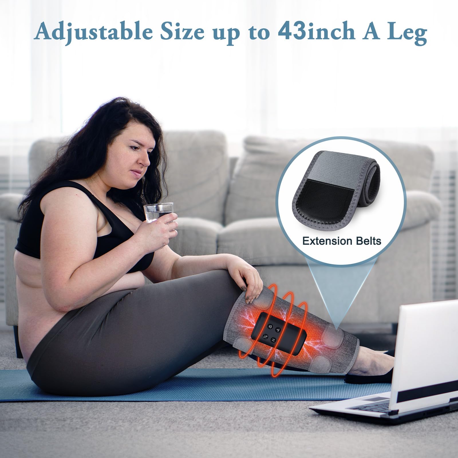 GILAYGROW ceintures-extension: ajustement sur mesure pour cuisses et mollets