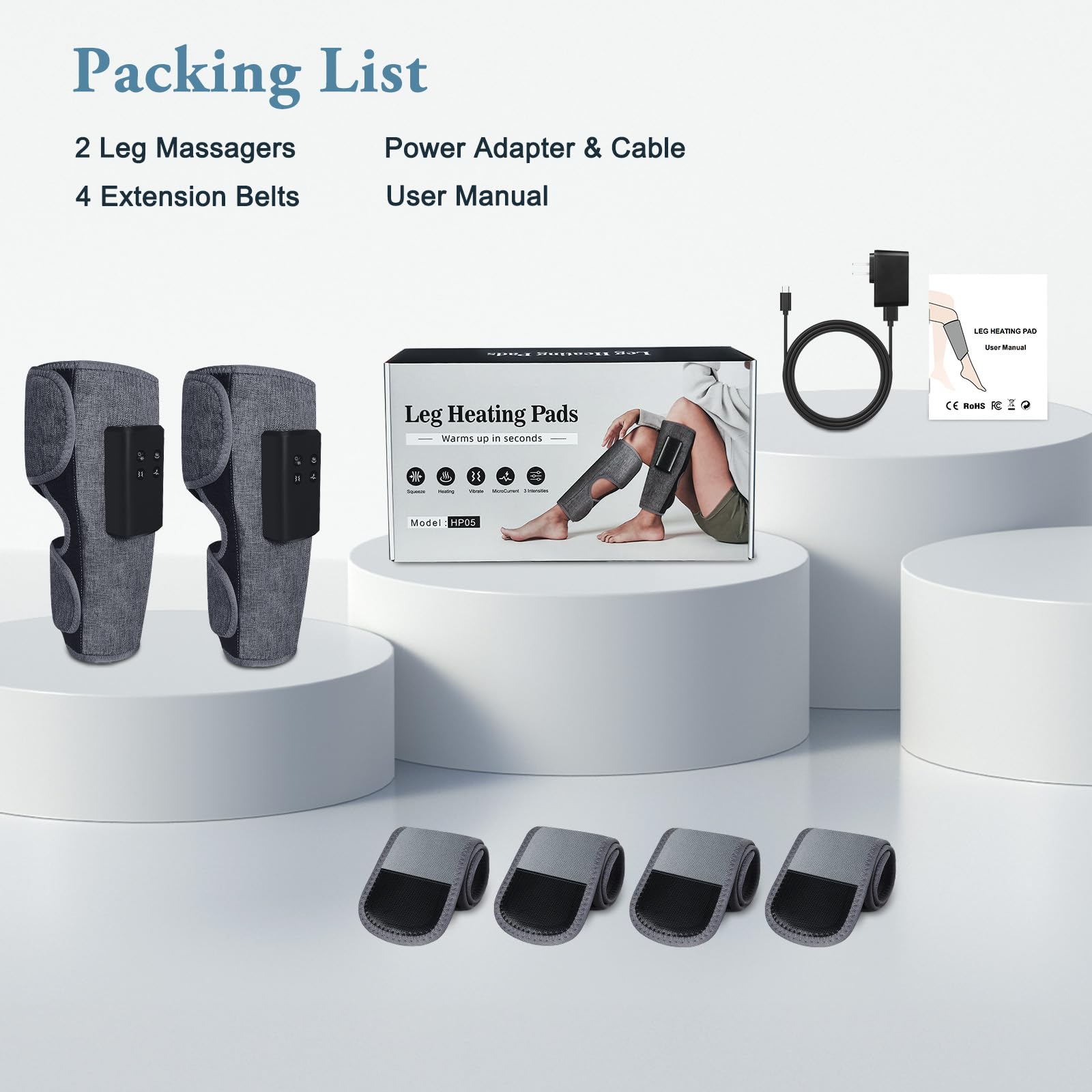 GILAYGROW controle 4 modes intensites: personnalisation rapide selon vos besoins