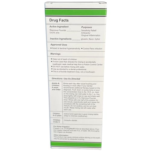 Utilisation après brossage avec Gingimed Menthe pour une haleine fraîche.