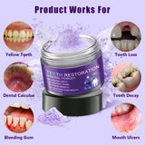 Ginolmis Poudre minérale blanchissante naturelle pour dents plus claires et gencives saines.