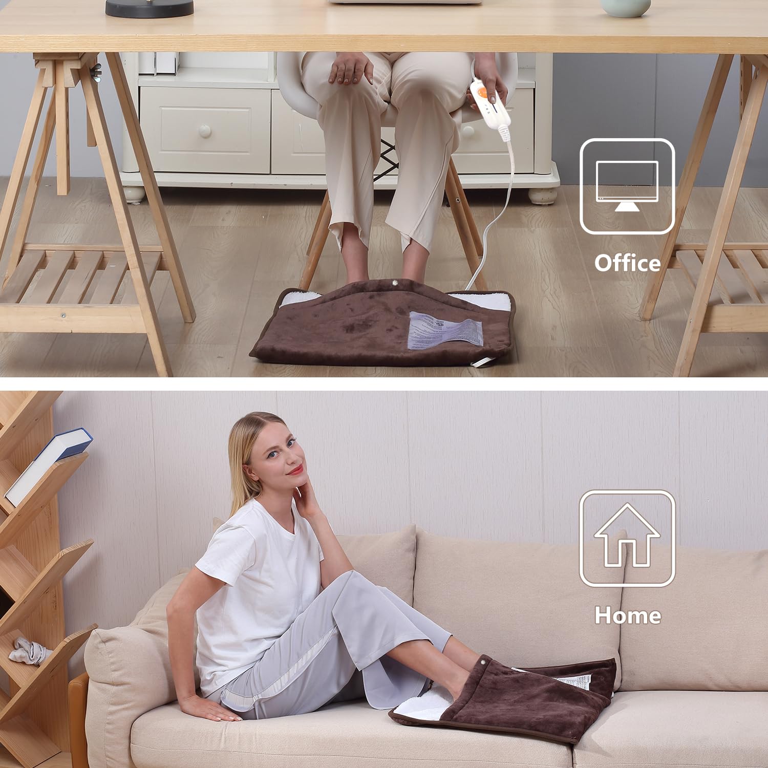 Gintao usage polyvalent canapé, lit ou bureau, chaleur douce où que vous soyez.