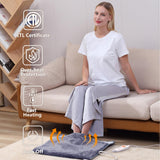 Couverture en flanelle et sherpa Gintao pour pieds confortables.