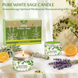Bougie Gisly Sage – emballage coffret, cadeau élégant et prêt à offrir.