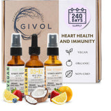GIVOL Immunity Pack – bouteille vitamine C brute, usage antioxydant potentiel.