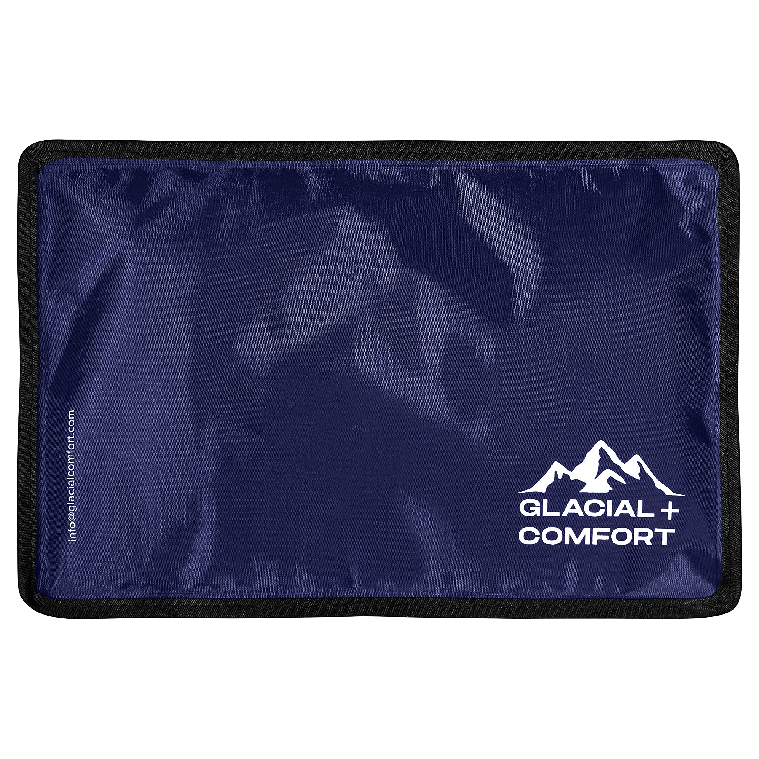 Glacial Comfort compresse gel froid pour le dos, confort et soulagement potentiel.