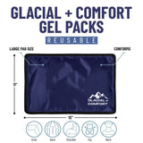 Glacial Comfort technologie Flex s’adapte au corps pour un ajustement confortable.