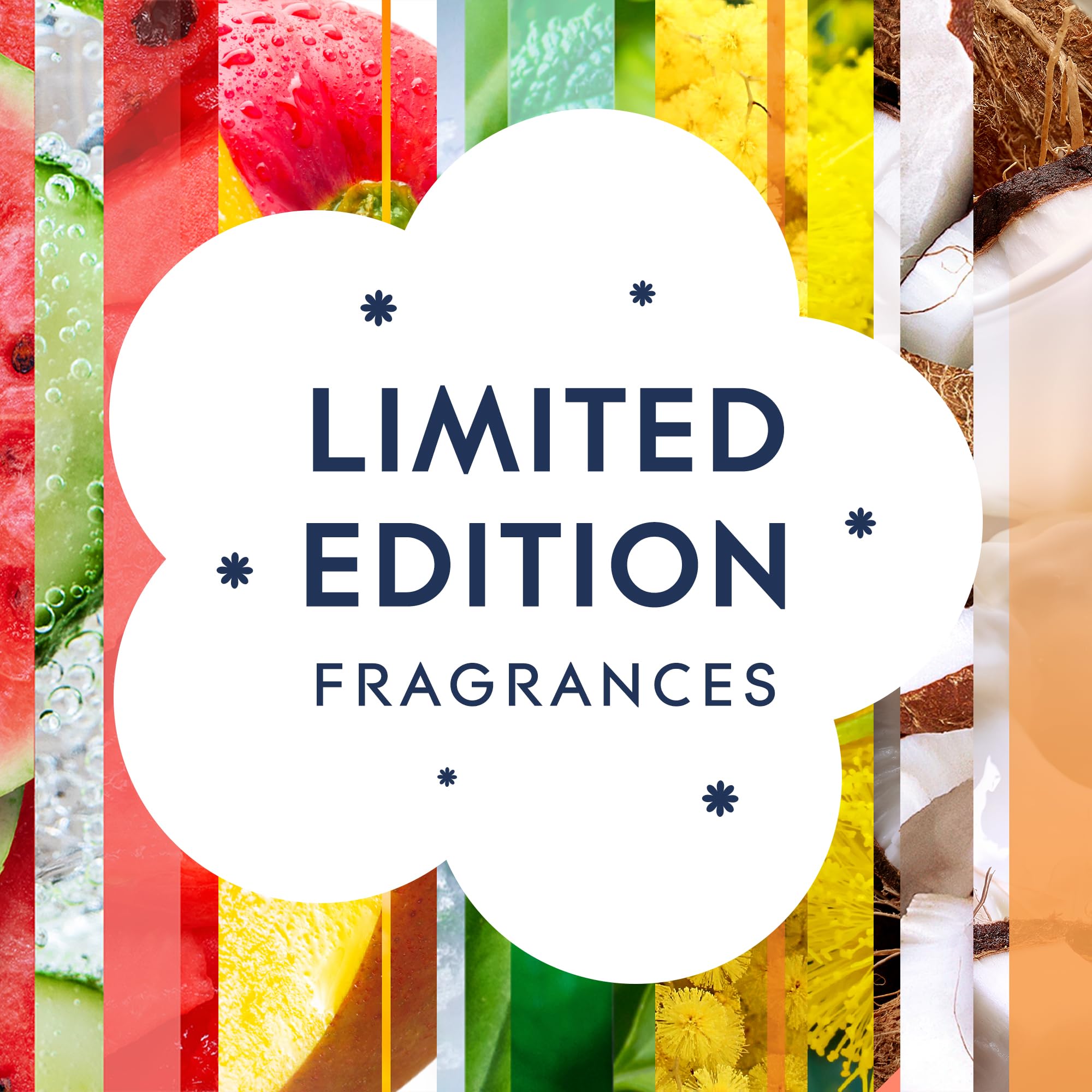 Durée de brûlage efficace grâce à la triple mèche de Glade Radiant Bloom.