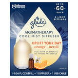 Diffuseur Glade Aromathérapie avec mèche double pour diffusion homogène.
