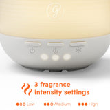 Éclairage et parfum personnalisables pour créer l'ambiance souhaitée.