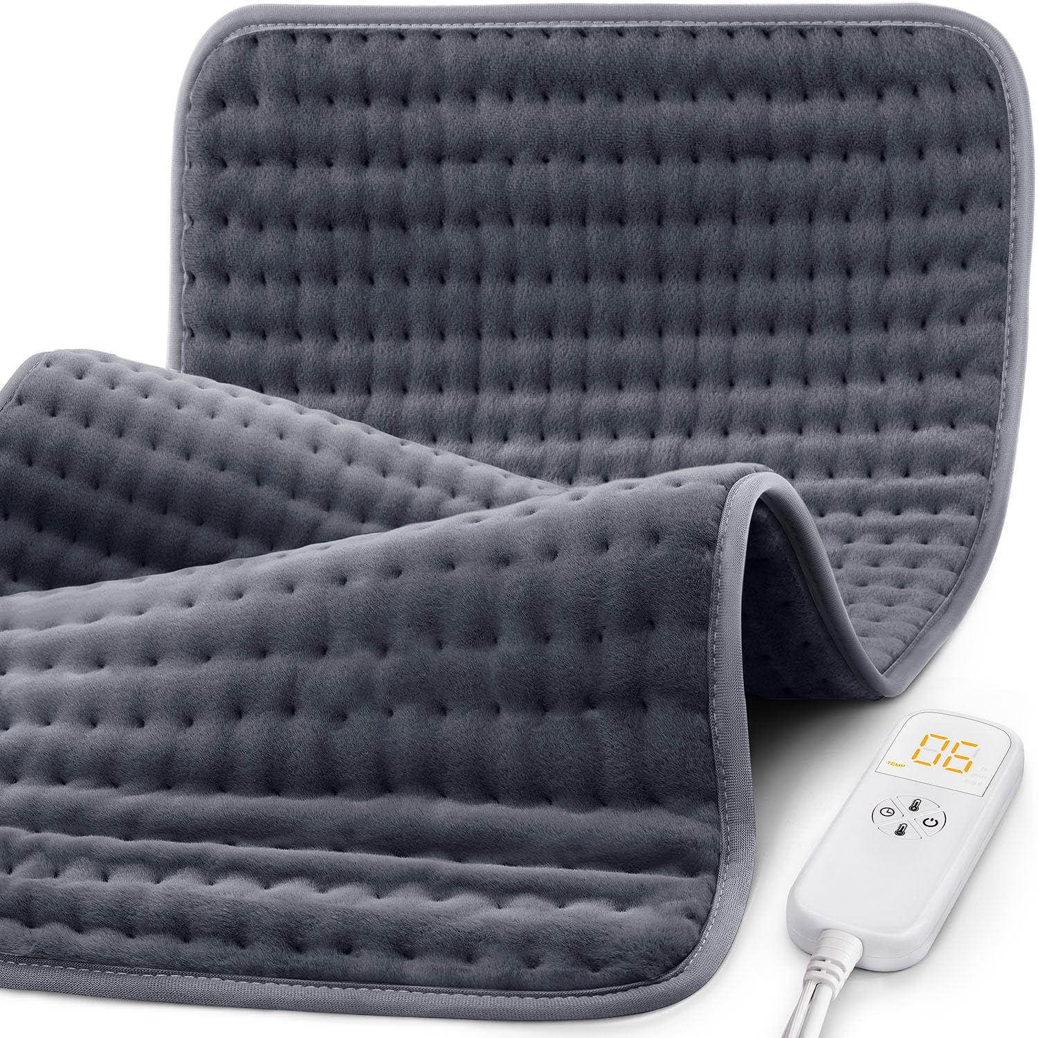 Glamigee coussin chauffant extragrande dos-nuque: chaleur ciblée pour le confort.