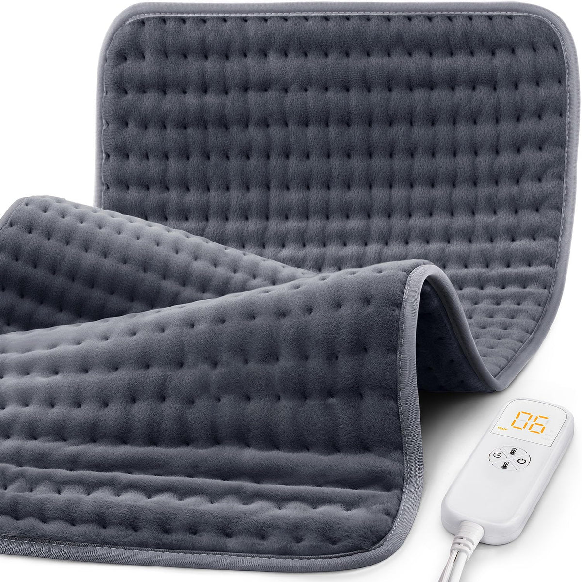 Glamigee coussin chauffant extragrande dos-nuque: chaleur ciblée pour le confort.