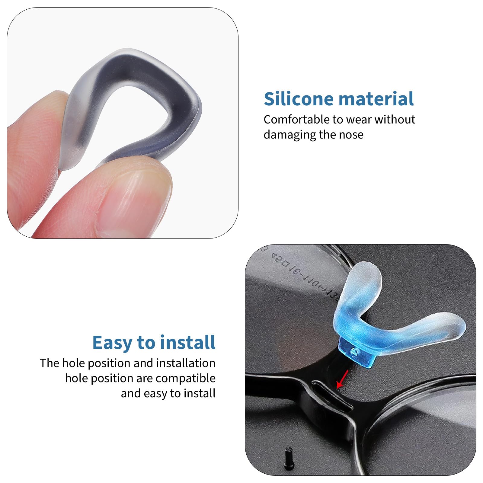 Gleavi plaquettes nez durables, nettoyage facile.
