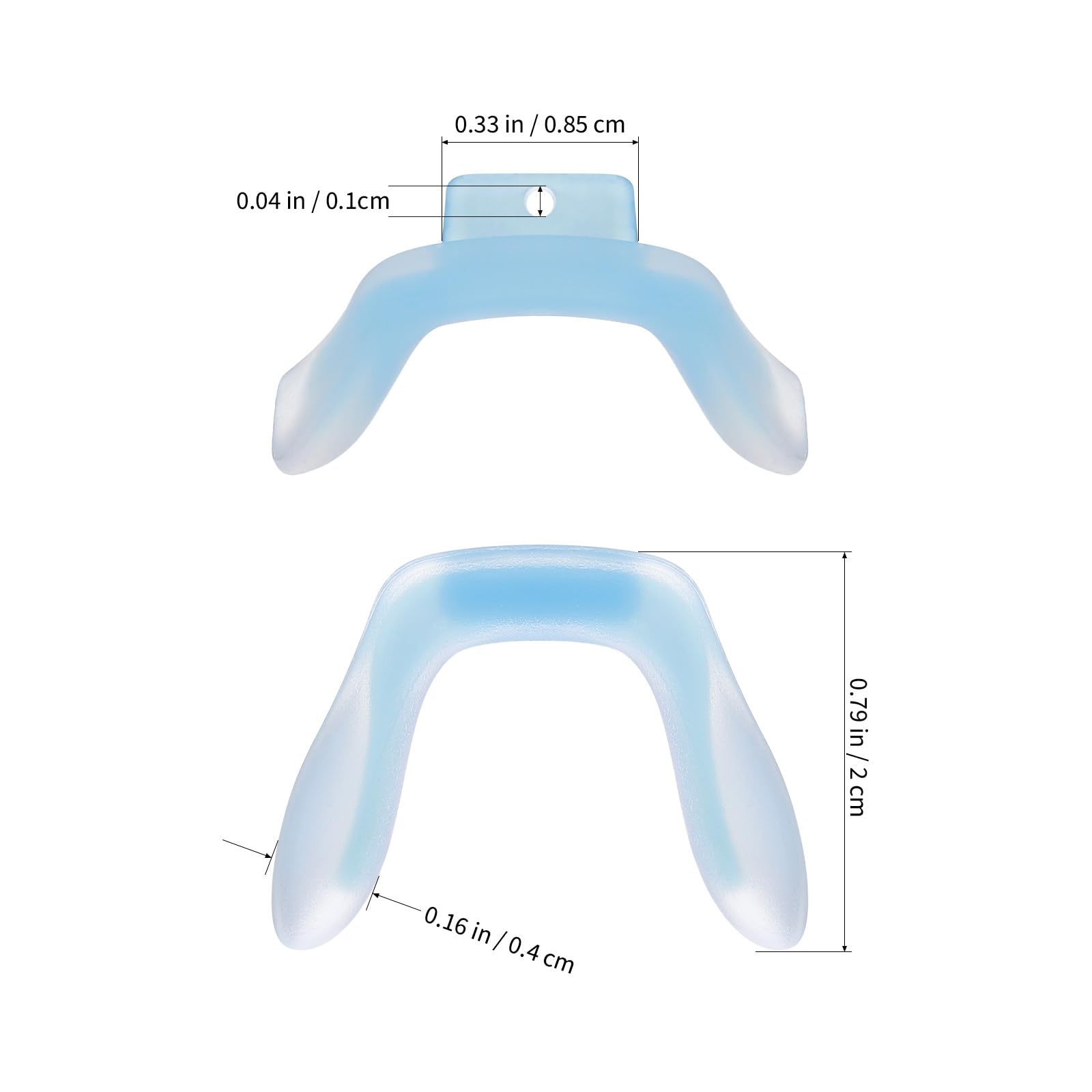 Gleavi plaquettes nez silicone, réduction de pression durable.