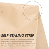 GLEAVI sacs émèse kraft-papier, format compact pour voiture et déplacements