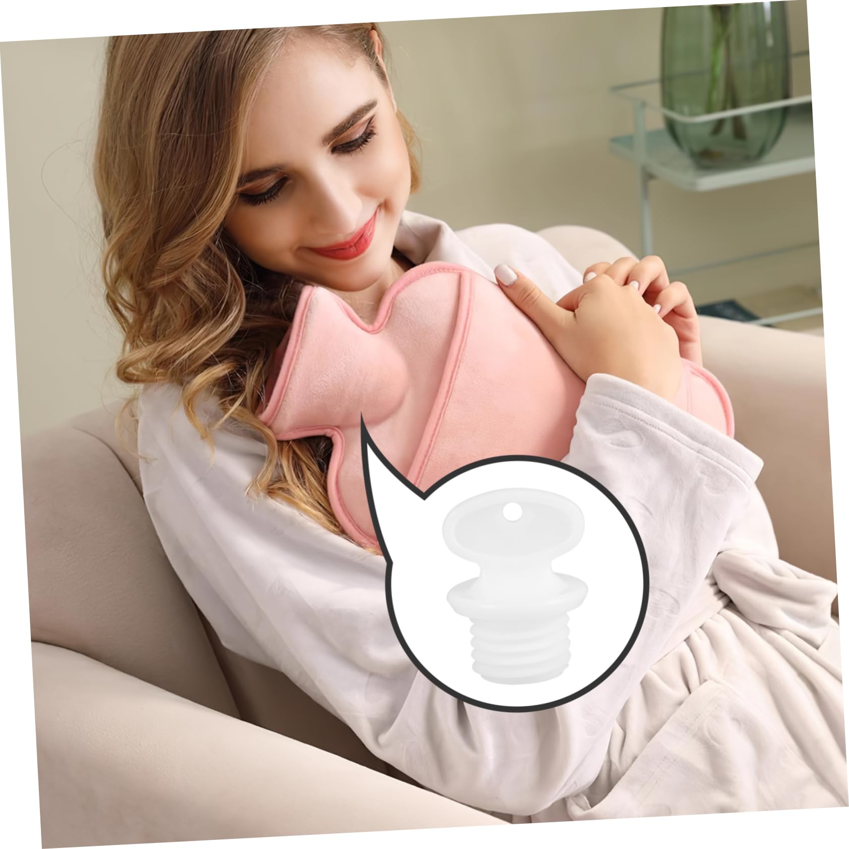GLEAVI stopper-bouteille-eau-chaude pour usage intérieur et extérieur.