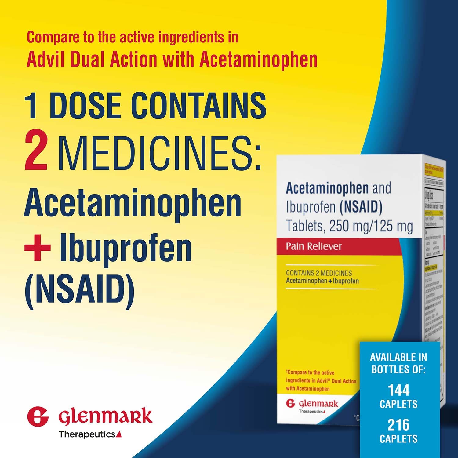 Tableau de dose indiquant jusqu'à huit heures de soulagement possible.