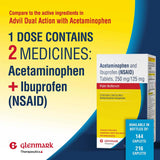 Tableau de dose indiquant jusqu'à huit heures de soulagement possible.