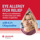 Application oculaire avec Glenmark Therapeutics Olopatadine — soulagement rapide