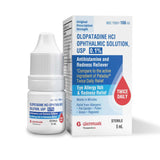 Flacon Glenmark Olopatadine gouttes yeux: soulagement rapide des démangeaisons et rougeurs.