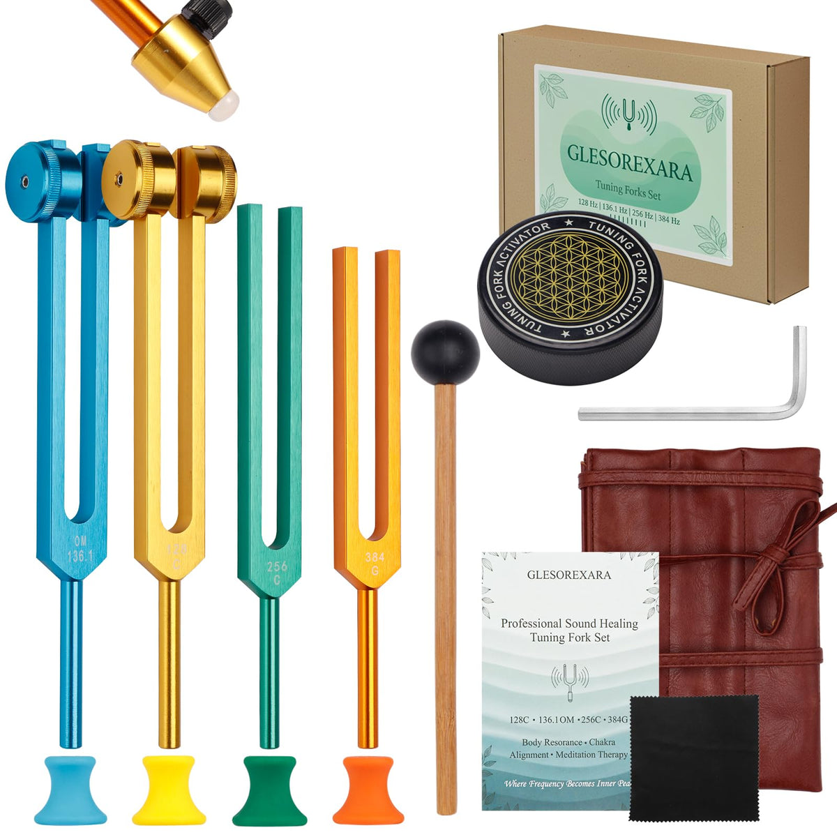 GLESOREXARA 136 Hz diapason pour relaxation et centrage lors de la méditation