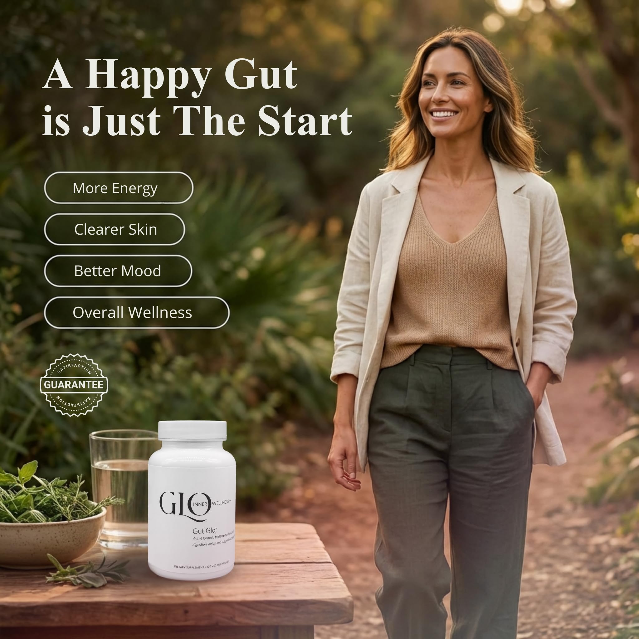 Capsules végane et sans gluten, faciles à intégrer dans votre routine matinale.